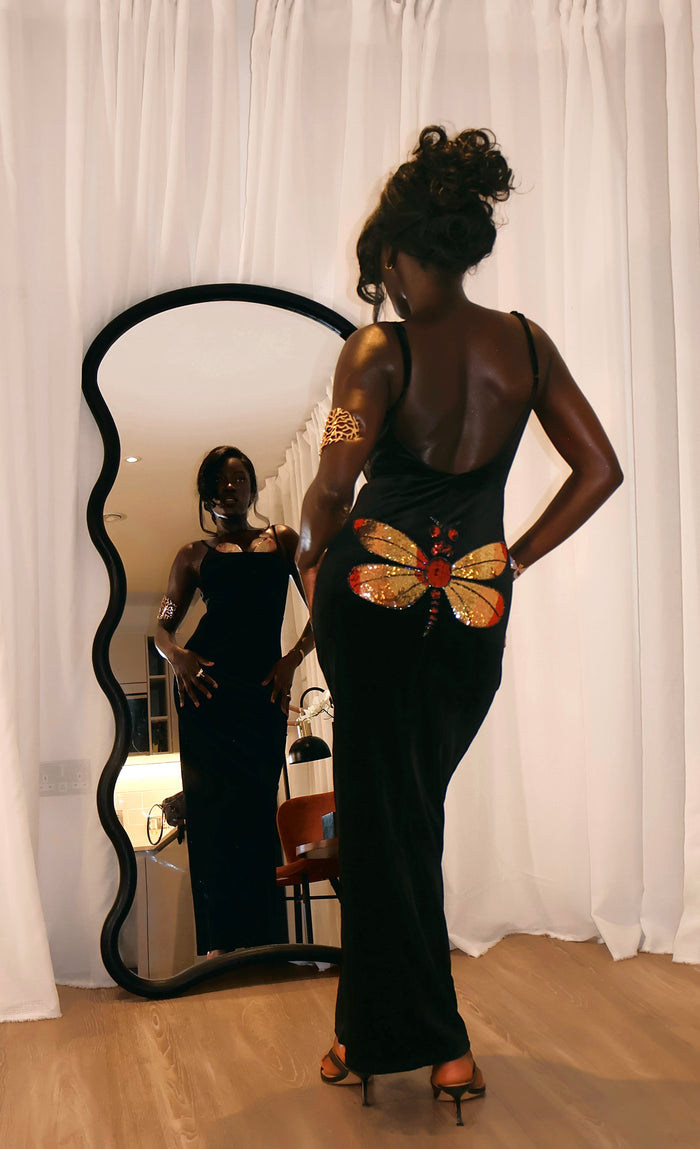 LETO MAXI DRESS - BLACK