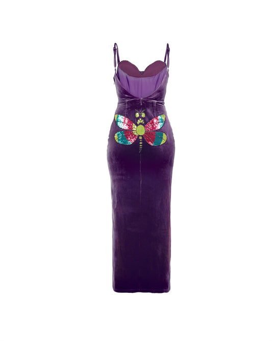 LETO MAXI DRESS - PURPLE