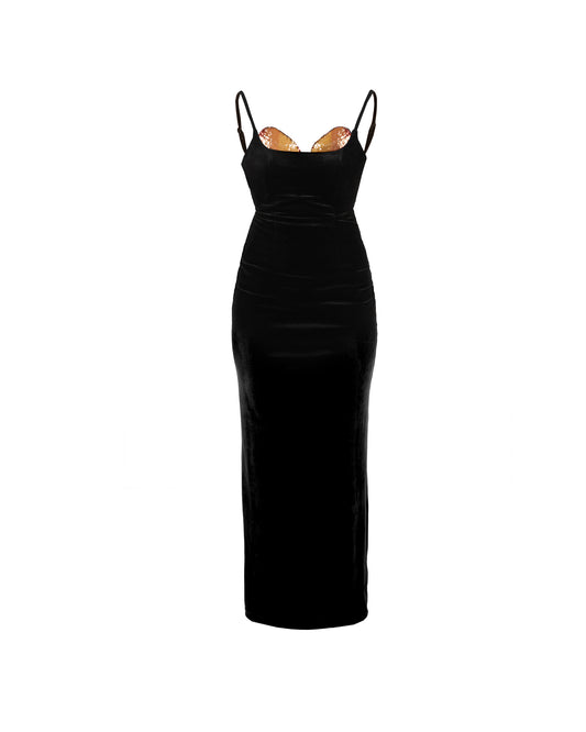 LETO MAXI DRESS - BLACK