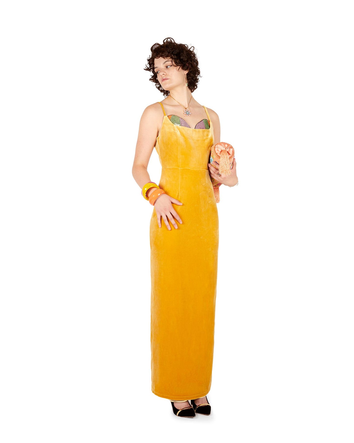 LETO MAXI DRESS - GOLDEN OCHRE