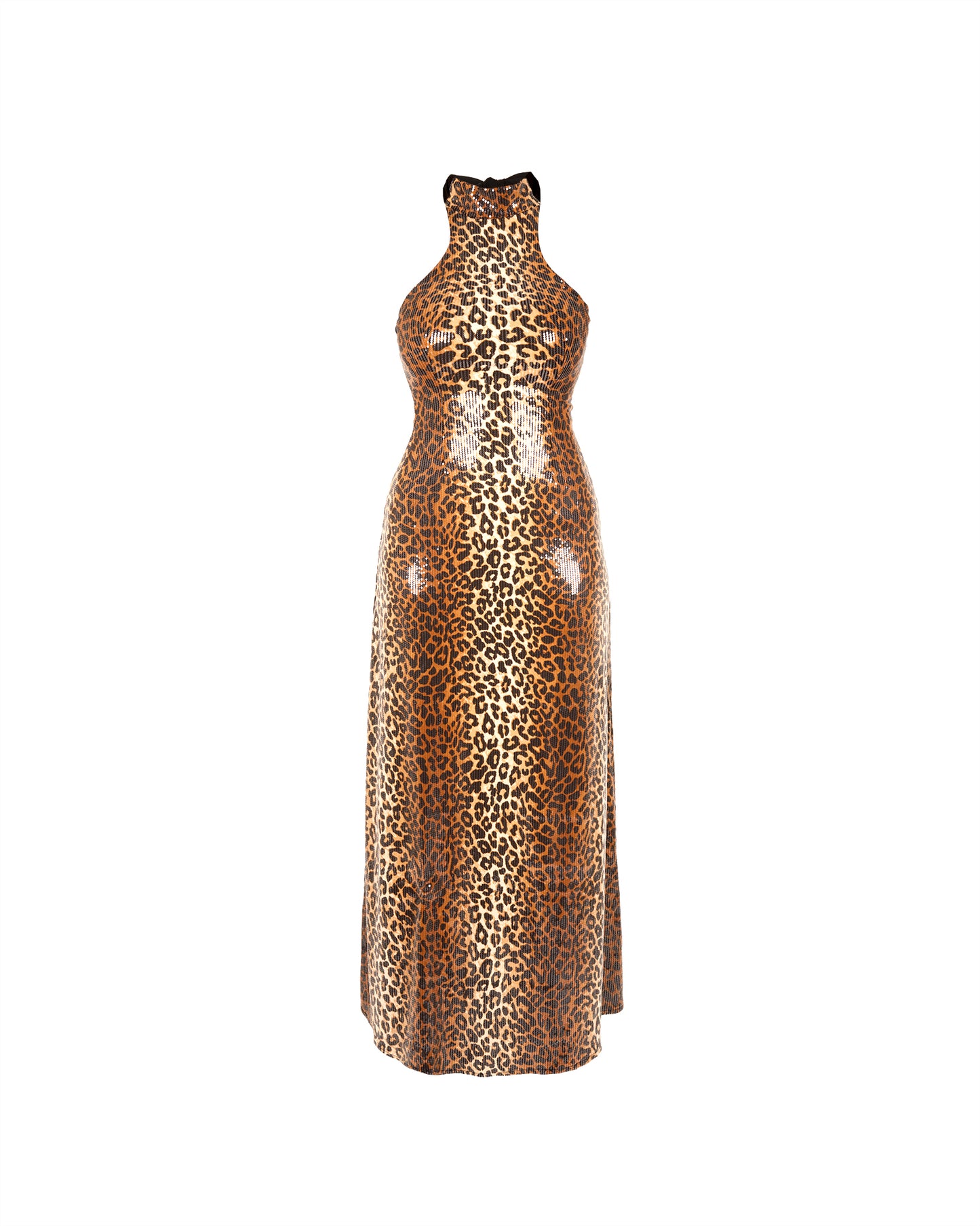 ZIVA HALTER NECK DRESS