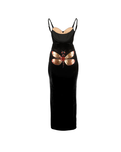 LETO MAXI DRESS - BLACK