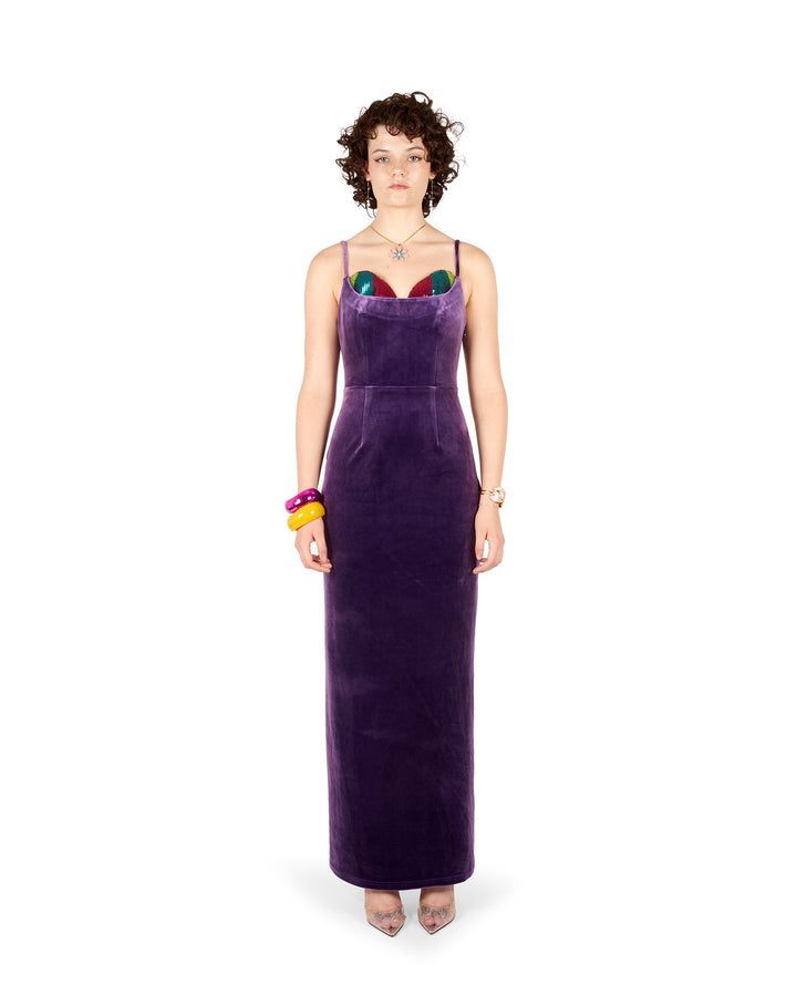 LETO MAXI DRESS - PURPLE